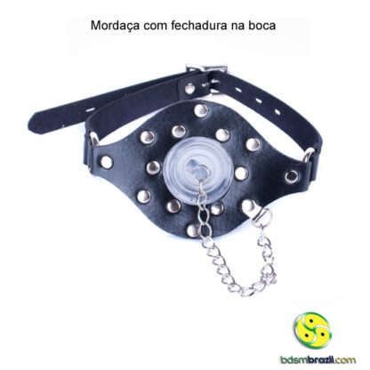 Mordaça com fechadura na boca - Image 5