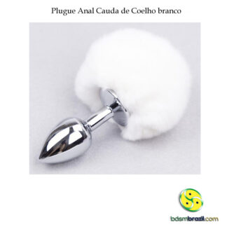 Plug anal cauda de coelho