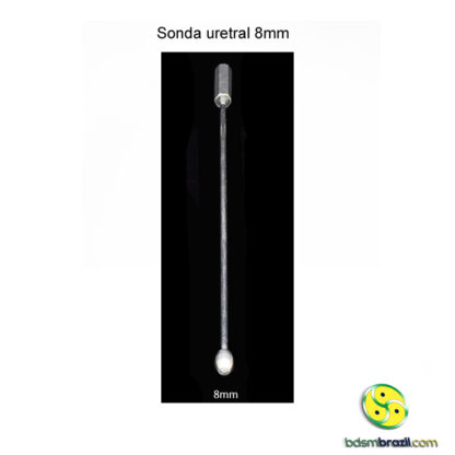 Sonda cateter uretral metal 8mm