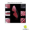 Tapa olhos de couro vermelho - Image 2