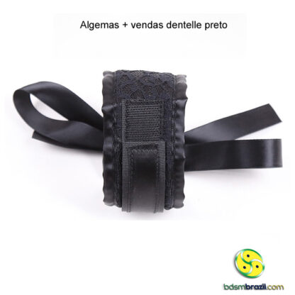 Algemas + vendas dentelle preto - Image 4