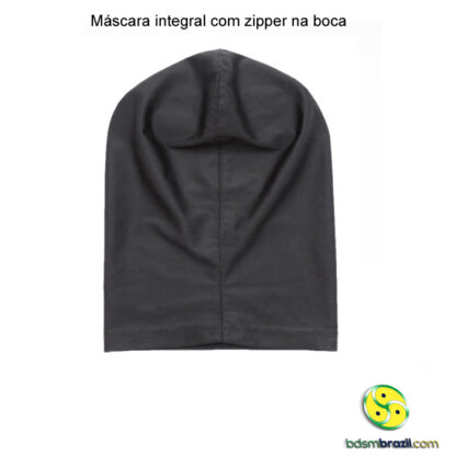 Máscara integral com zipper na boca - Image 2