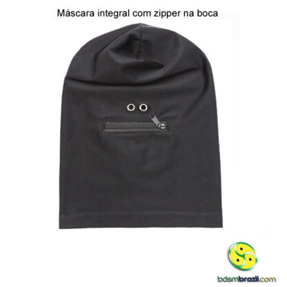 Máscara integral com zipper na boca - Image 3