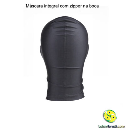 Máscara integral com zipper na boca - Image 5