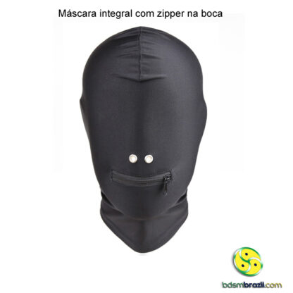 Máscara integral com zipper na boca - Image 6