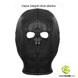 Capuz integral olhos abertos