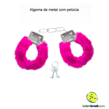 Algema de metal com pelúcia - Image 7