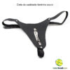 Cinto de castidade feminino couro - Imagem 2
