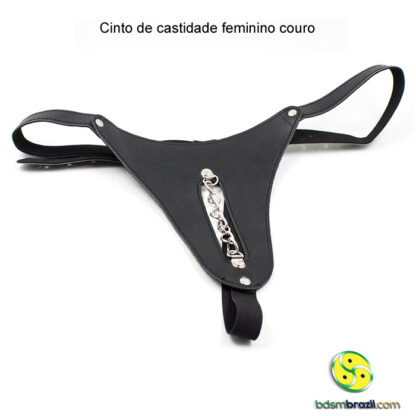 Cinto de castidade feminino couro - Image 2