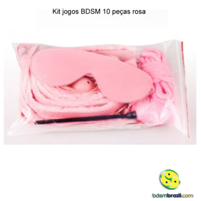 Kit jogos BDSM 10 peças rosa - Image 2