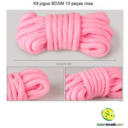 Kit jogos BDSM 10 peças rosa - Image 9