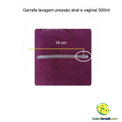 Garrafa lavagem pressão anal e vaginal 300ml