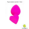 Plug de plástico rosa 8cm * 3,4cm