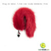 Plug de metal 7,5cm com cauda 35cm - Imagem 2