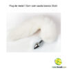 Plug de metal 7,5cm com cauda 35cm - Imagem 3