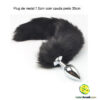 Plug de metal 7,5cm com cauda 35cm - Imagem 4