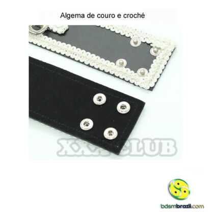 Algema de couro e croché - Image 4