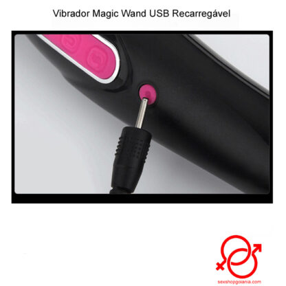 Vibrador Magic Wand USB Recarregável - Image 4