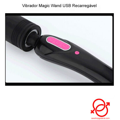 Vibrador Magic Wand USB Recarregável - Image 5