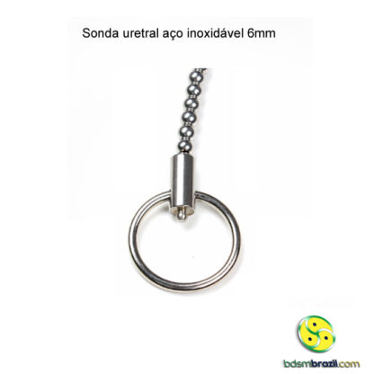 Sonda uretral aço inoxidável 6mm - Image 3