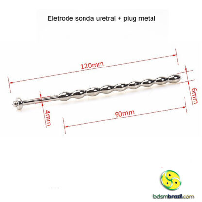 Eletrode sonda uretral + plug metal - Image 5