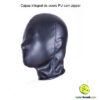 Capuz integral de couro PU com zipper - Image 2