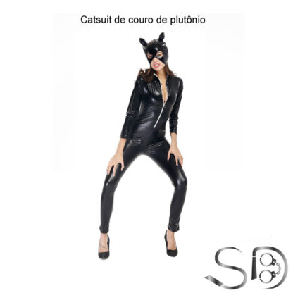 Catsuit de couro de plutônio