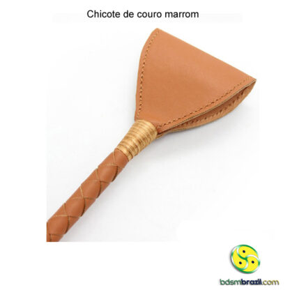 Chicote de couro marrom - Image 2