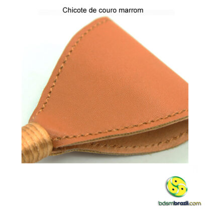 Chicote de couro marrom - Image 3