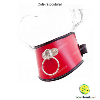 Coleira postural vermelho