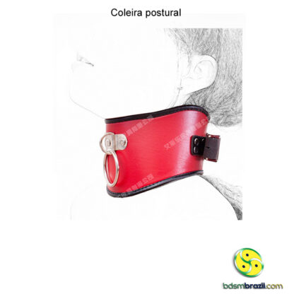 Coleira postural vermelho - Image 2