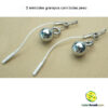 2 eletrodes grampos com bolas peso - Image 3