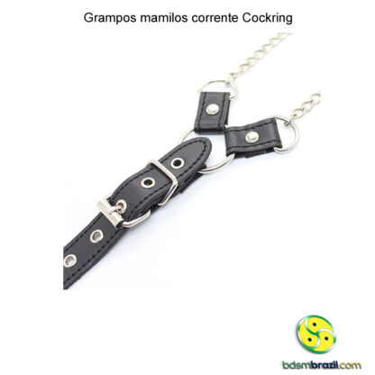 Grampos mamilos corrente cockring - Image 4