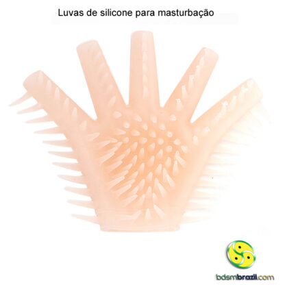 Luvas de silicone para masturbação - Image 2