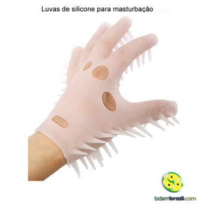 Luvas de silicone para masturbação - Image 4