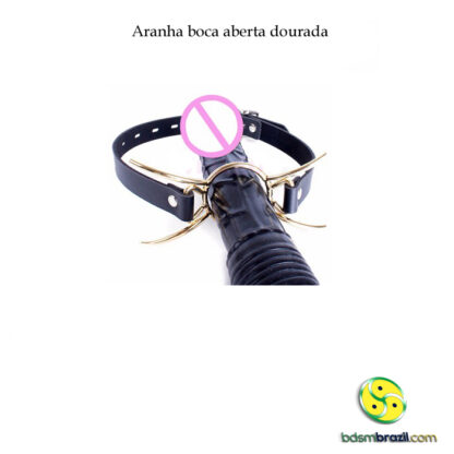 Gag Spider - Mordaça Aranha - Metal dourado - Image 3