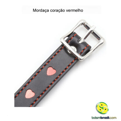 Mordaça coração vermelho - Image 5