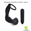 Massageador de próstata com vibrador + cockring - Imagem 5