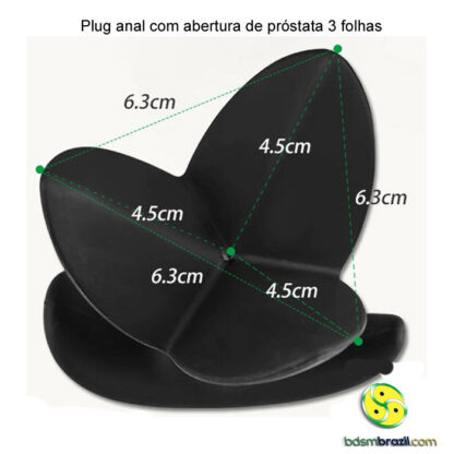 Plug anal com abertura de próstata 3 folhas - Image 3