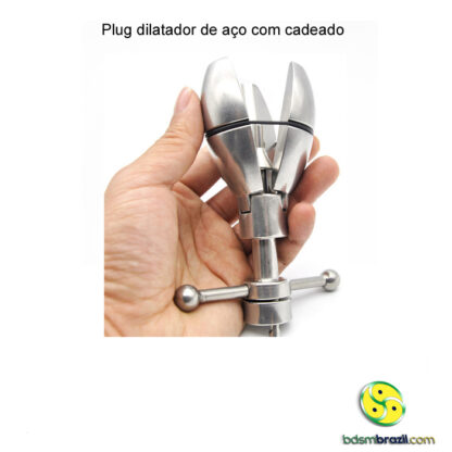 Plug dilatador de aço com cadeado - Image 4