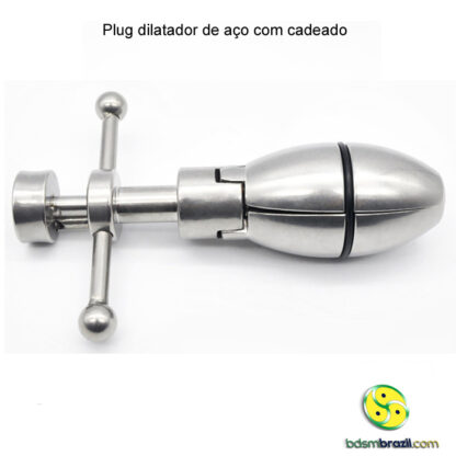 Plug dilatador de aço com cadeado - Image 5