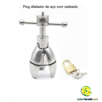 Plug dilatador de aço com cadeado - Image 6