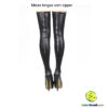 Meias longas com zipper