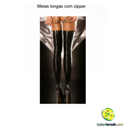 Meias longas com zipper - Image 3