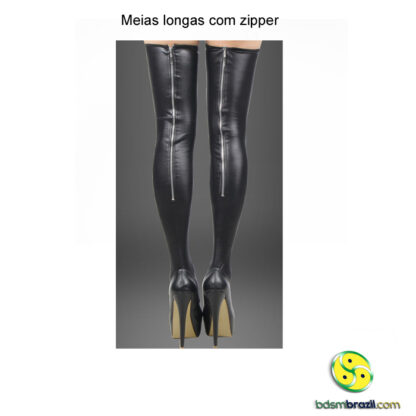 Meias longas com zipper - Image 4