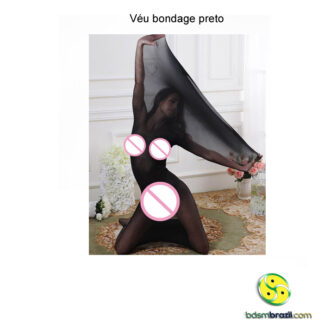 Véu bondage preto