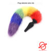 Plug silicone arco iris - Imagem 2