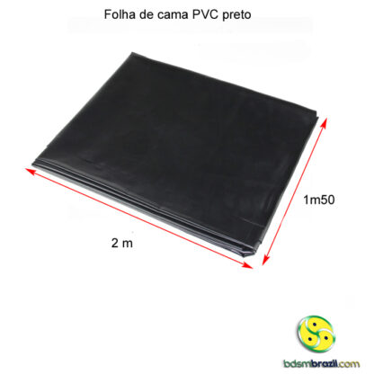 Folha de cama PVC preto - Image 2