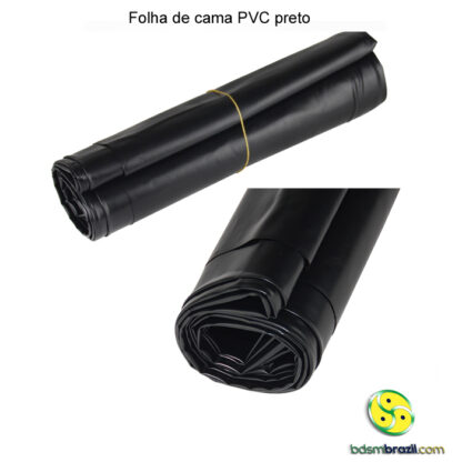 Folha de cama PVC preto - Image 4