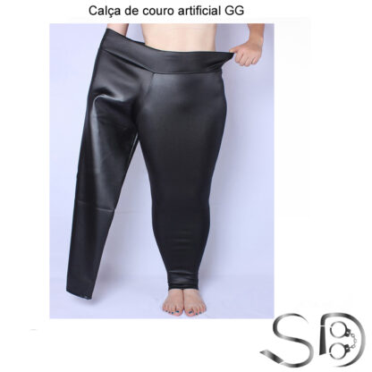 Calça de couro artificial GG - Image 3